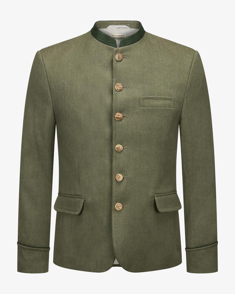 Bild 1 für Helmut Trachtenjanker aus Leinen und Baumwolle 56