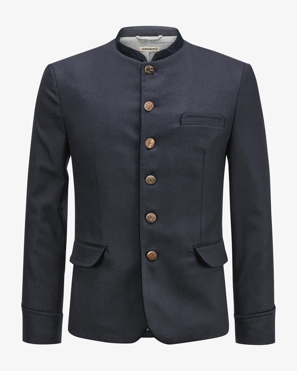 Image 1 for Helmut traditional jacket in virgin wool-cashmere mix 60