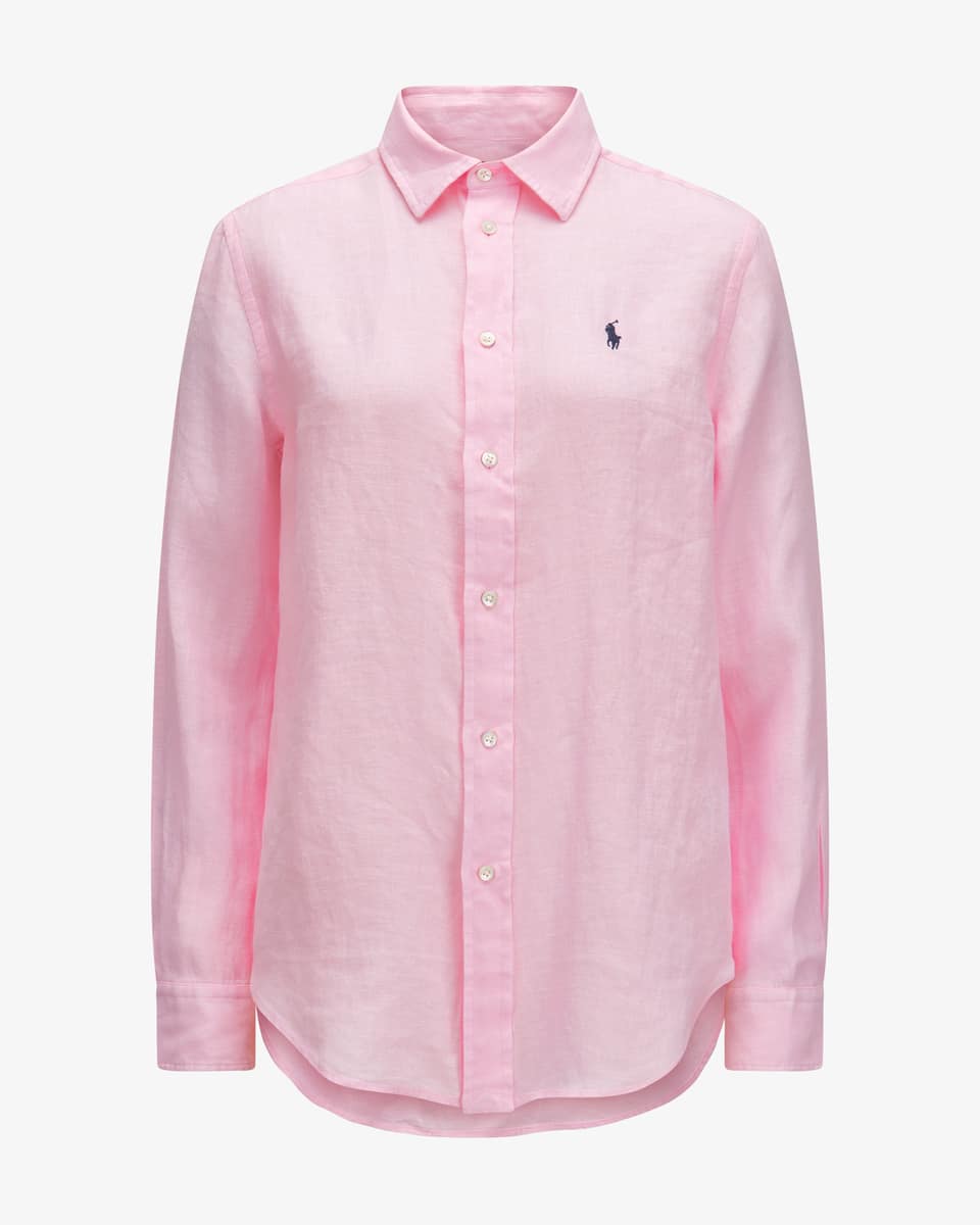 Image 1 for Classic fit linen shirt blouse  S