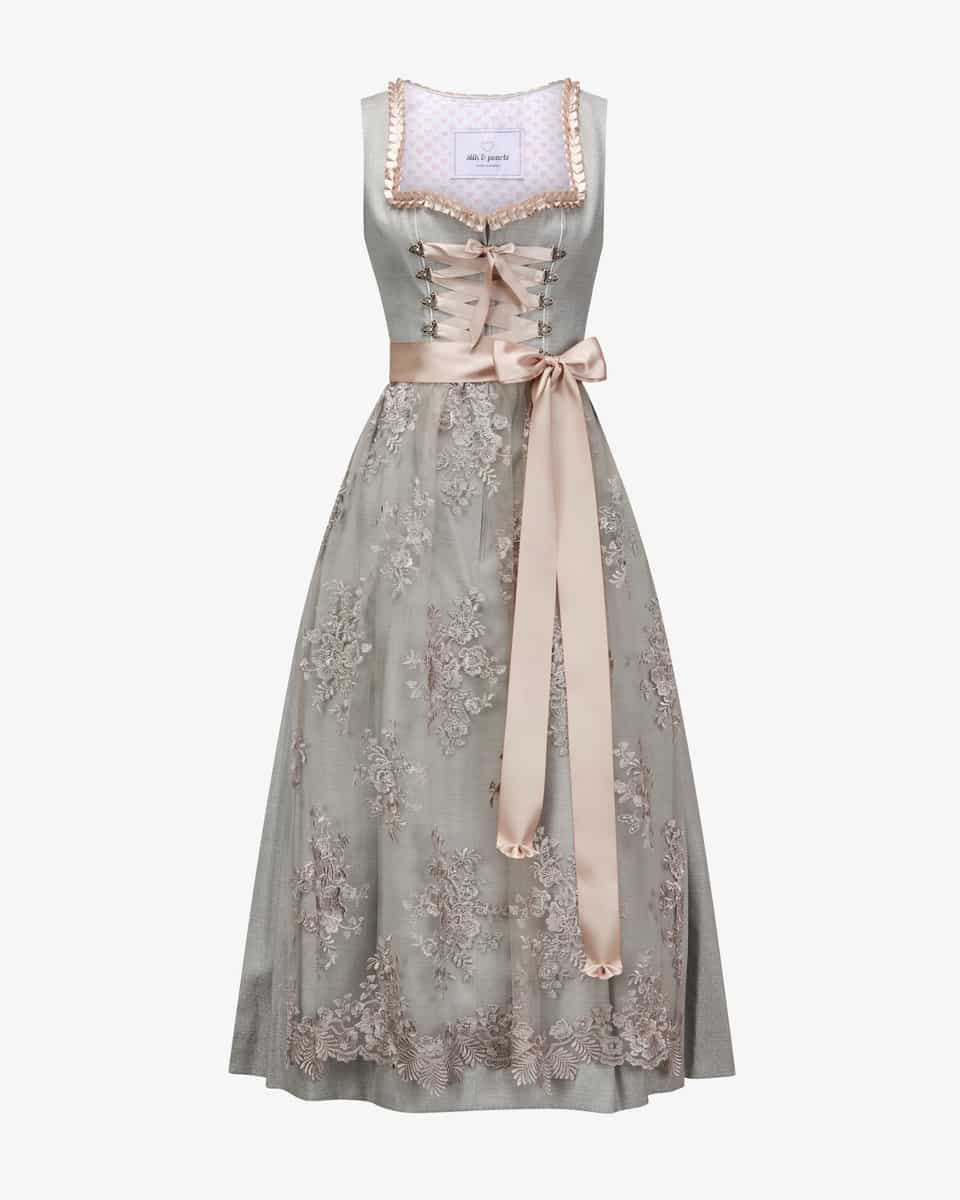 Bild 1 für Dirndl lang mit Spitzenschürze  42