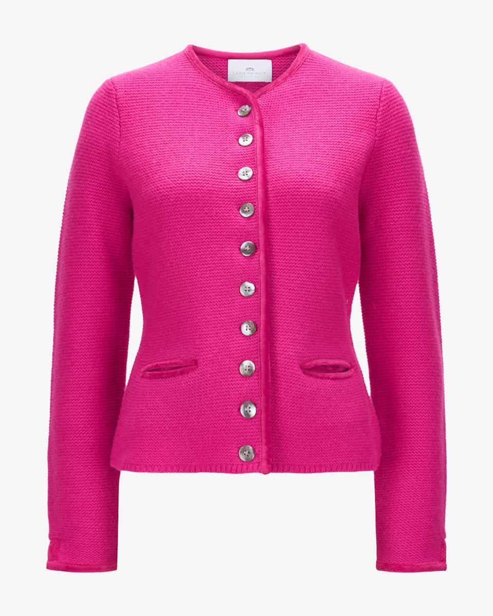 Bild 1 für Trachten-Cashmere-Strickjacke L