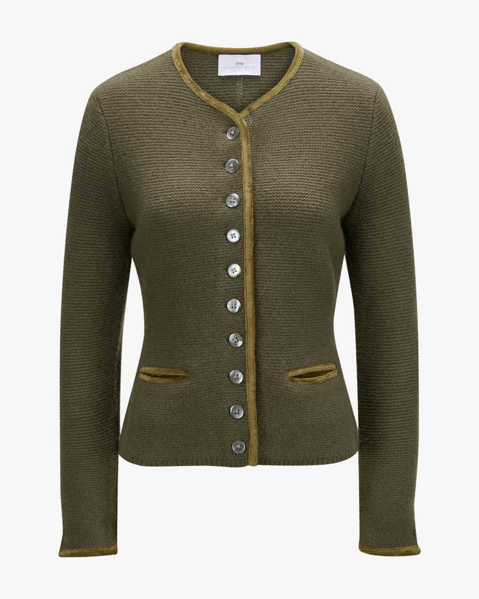 Bild 1 für Trachten-Cashmere-Strickjacke S