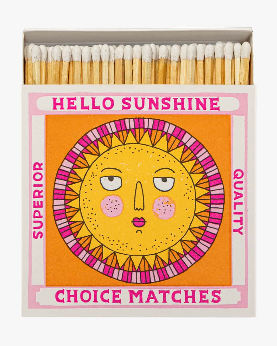Bild 1 für Hello Sunshine Streichhölzer Unisize