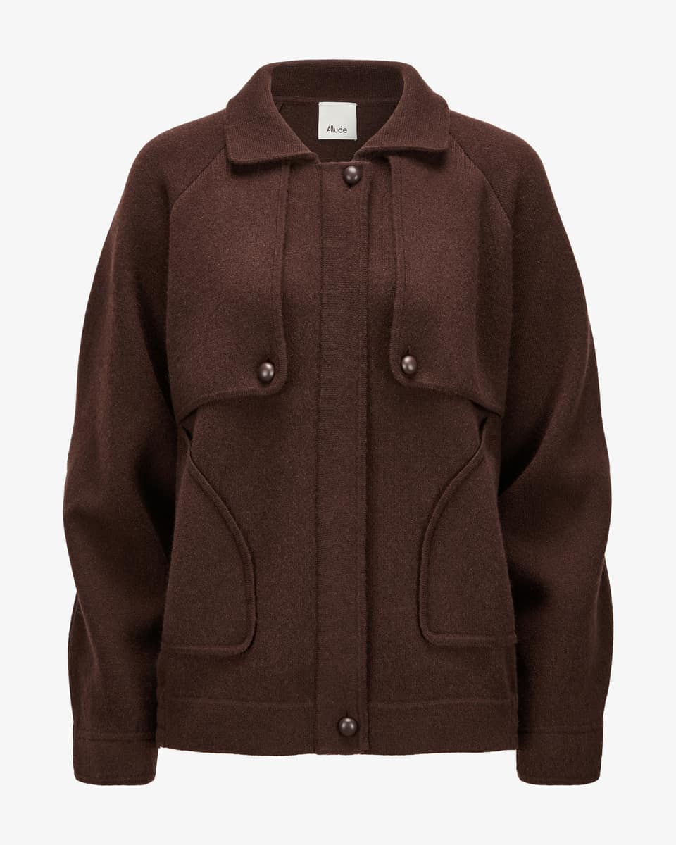 Bild 1 für Strickjacke aus Schurwolle und Cashmere S