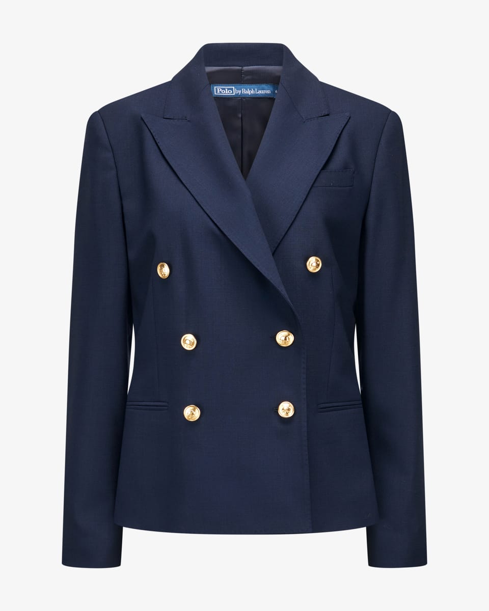 Bild 1 für Doppelreiher-Blazer aus Woll-Mix 36