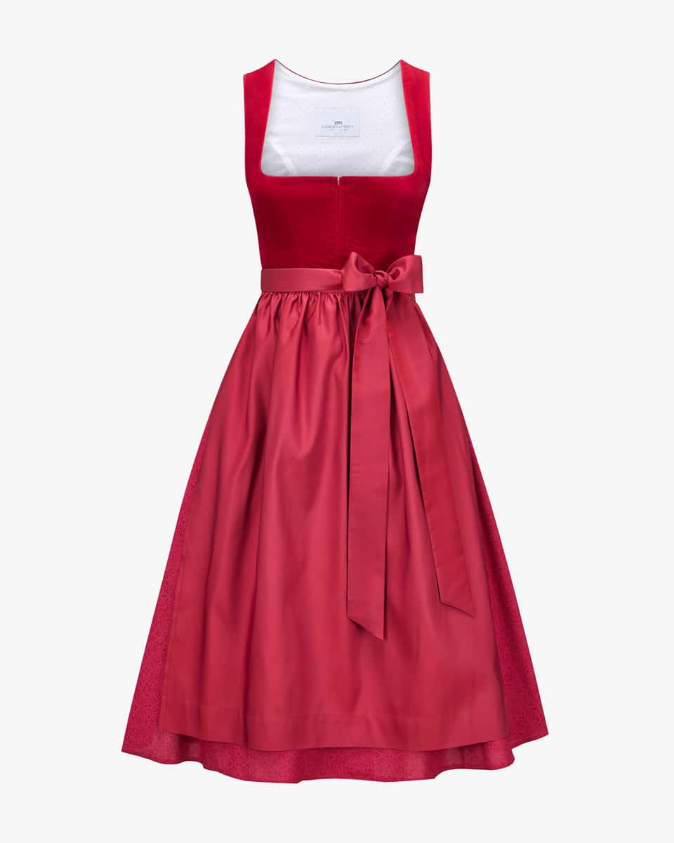 Bild 1 für Midi-Wiesndirndl mit Schürze  42