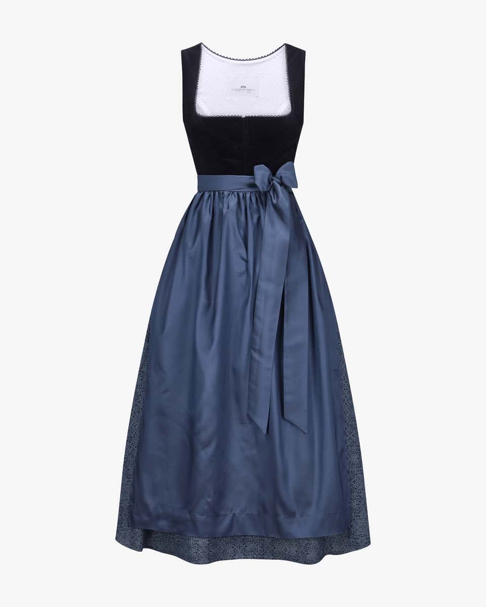 Bild 1 für Wiesndirndl lang mit Schürze  40