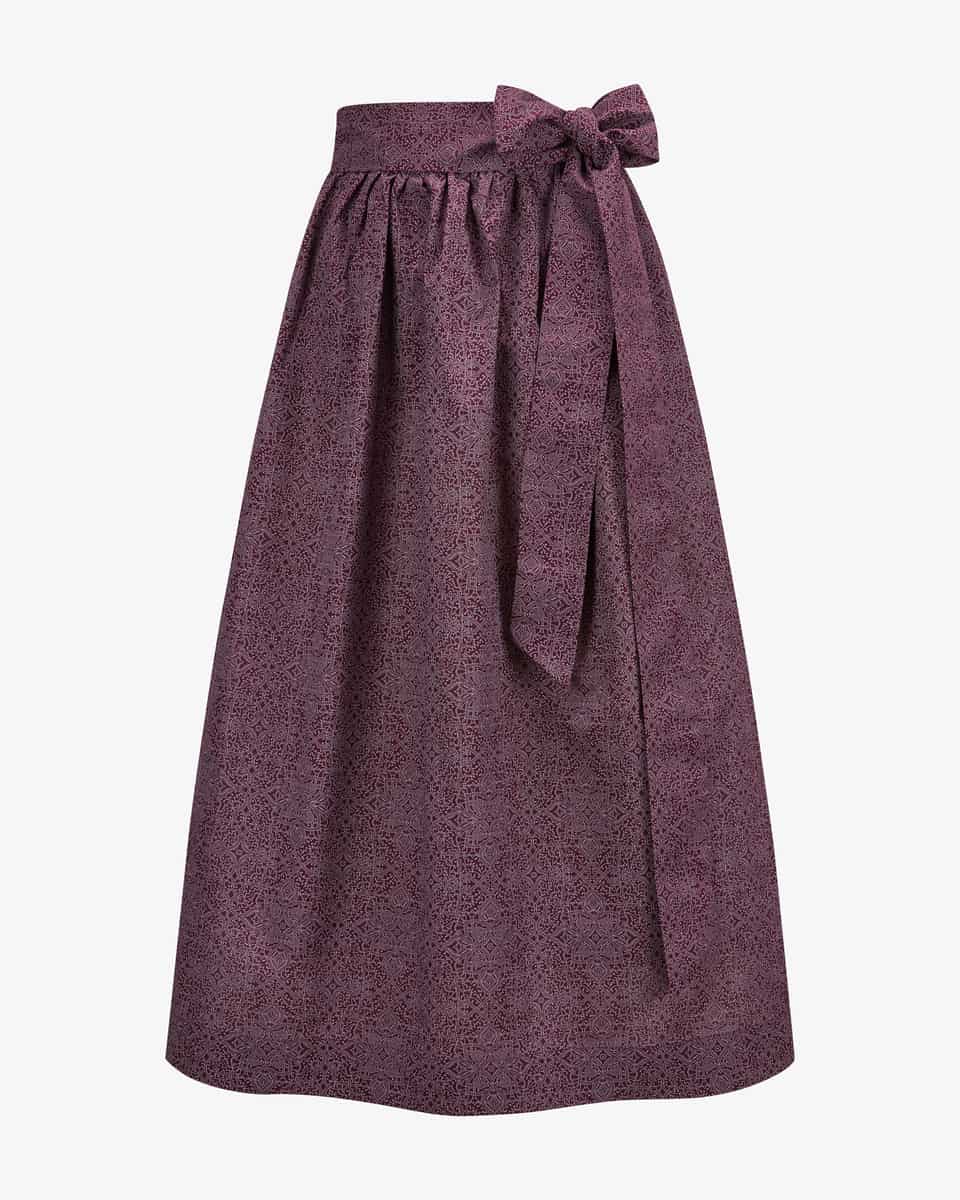 Image 1 for Long cotton dirndl apron M