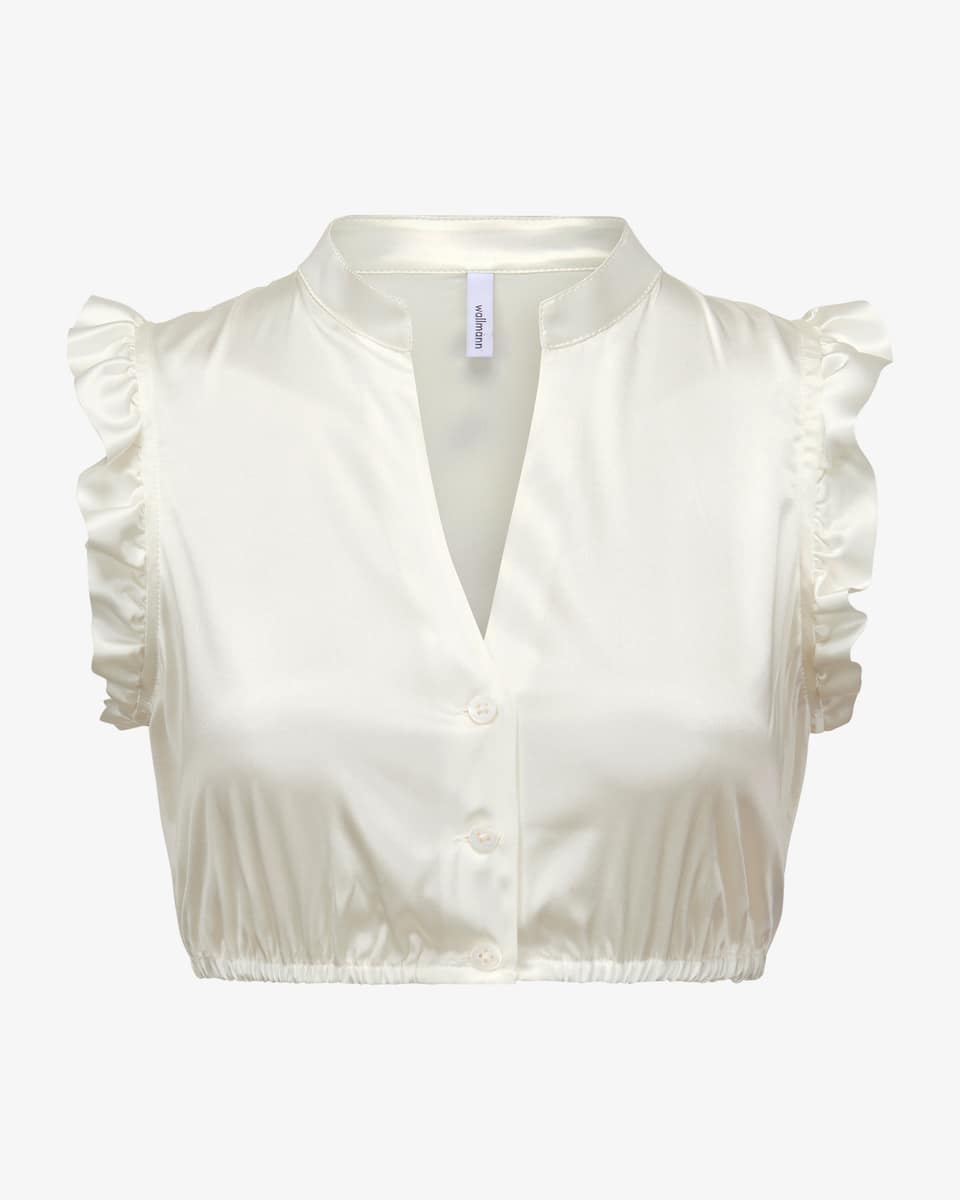 Bild 1 für Seiden-Dirndlbluse  38