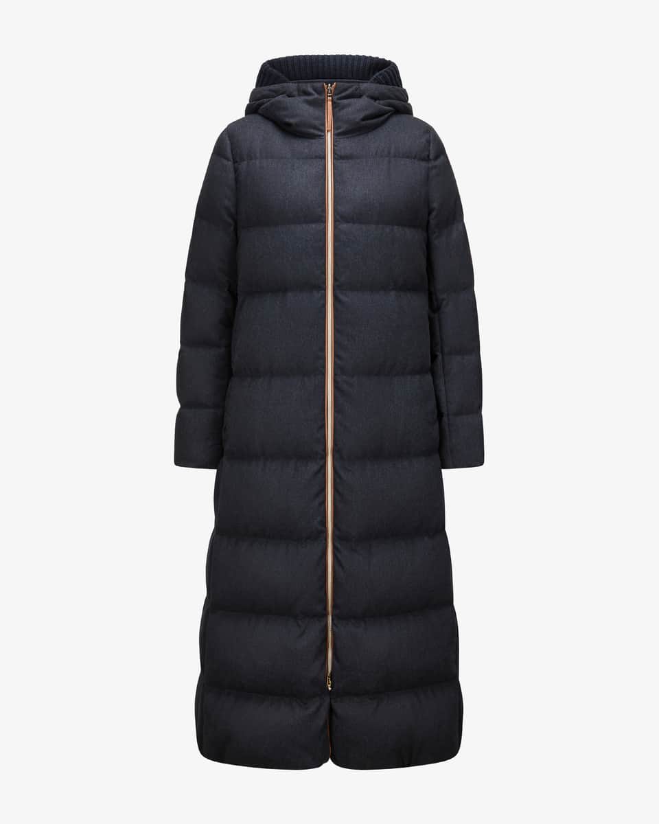 Bild 1 für Seiden-Cashmere-Daunenmantel  44