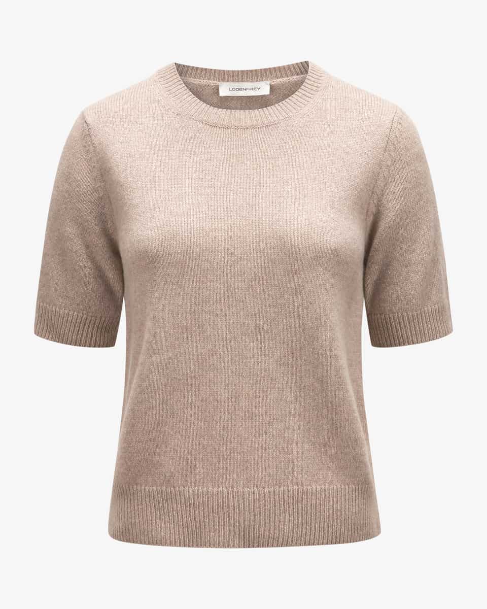 Image 1 for Knitted shirt in a virgin wool and cashmere blend M