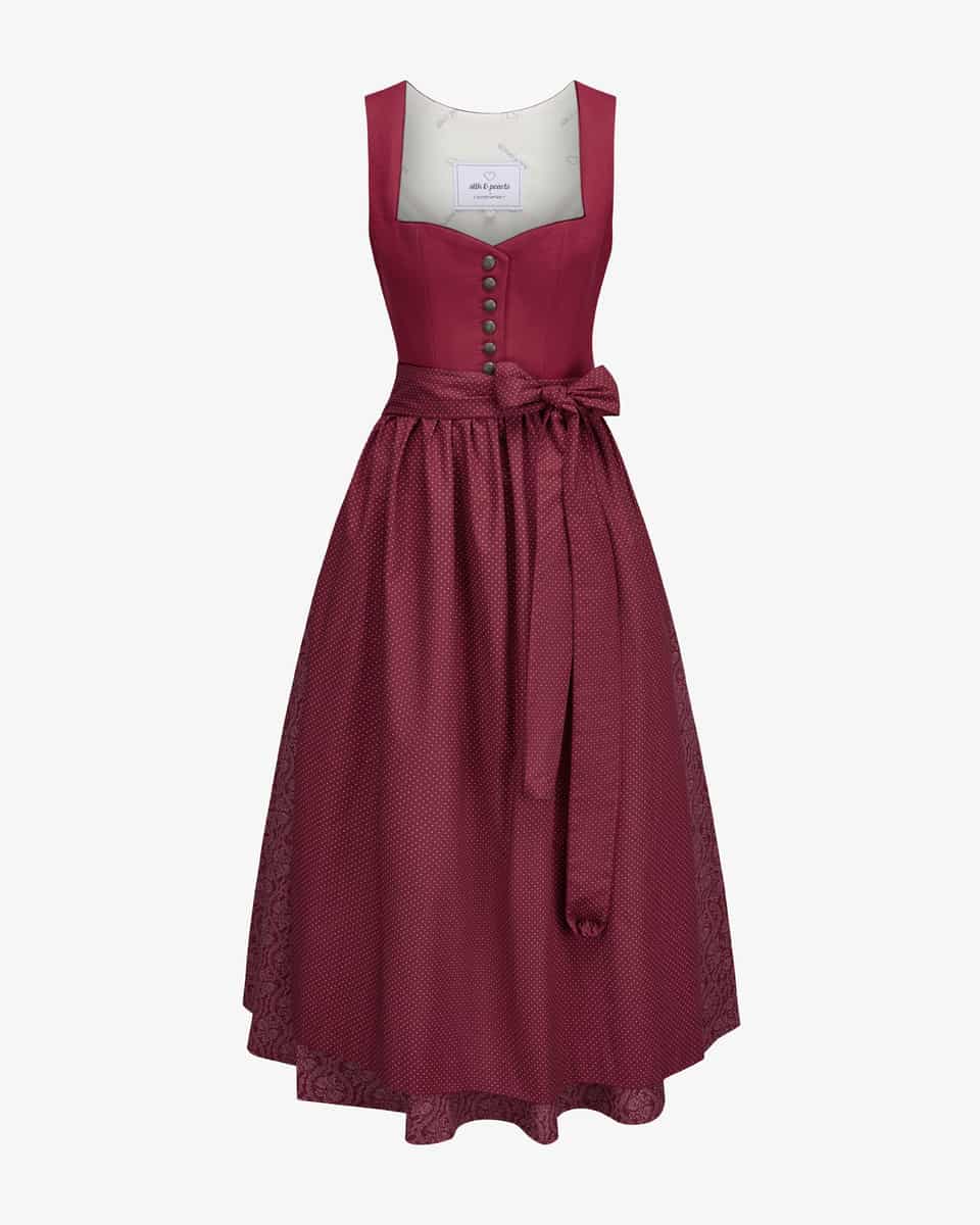 Bild 1 für x LODENFREY Dirndl lang mit Schürze  40