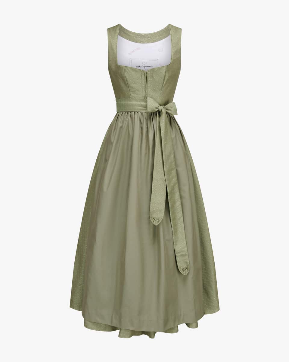 Bild 1 für x LODENFREY Dirndl lang mit Schürze  40