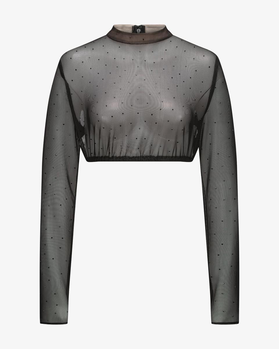 Image 1 for Dirndl blouse semi-transparent 36