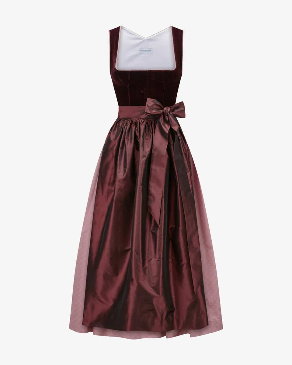 Bild 1 für Marie Midi-Dirndl mit Seidenschürze  38