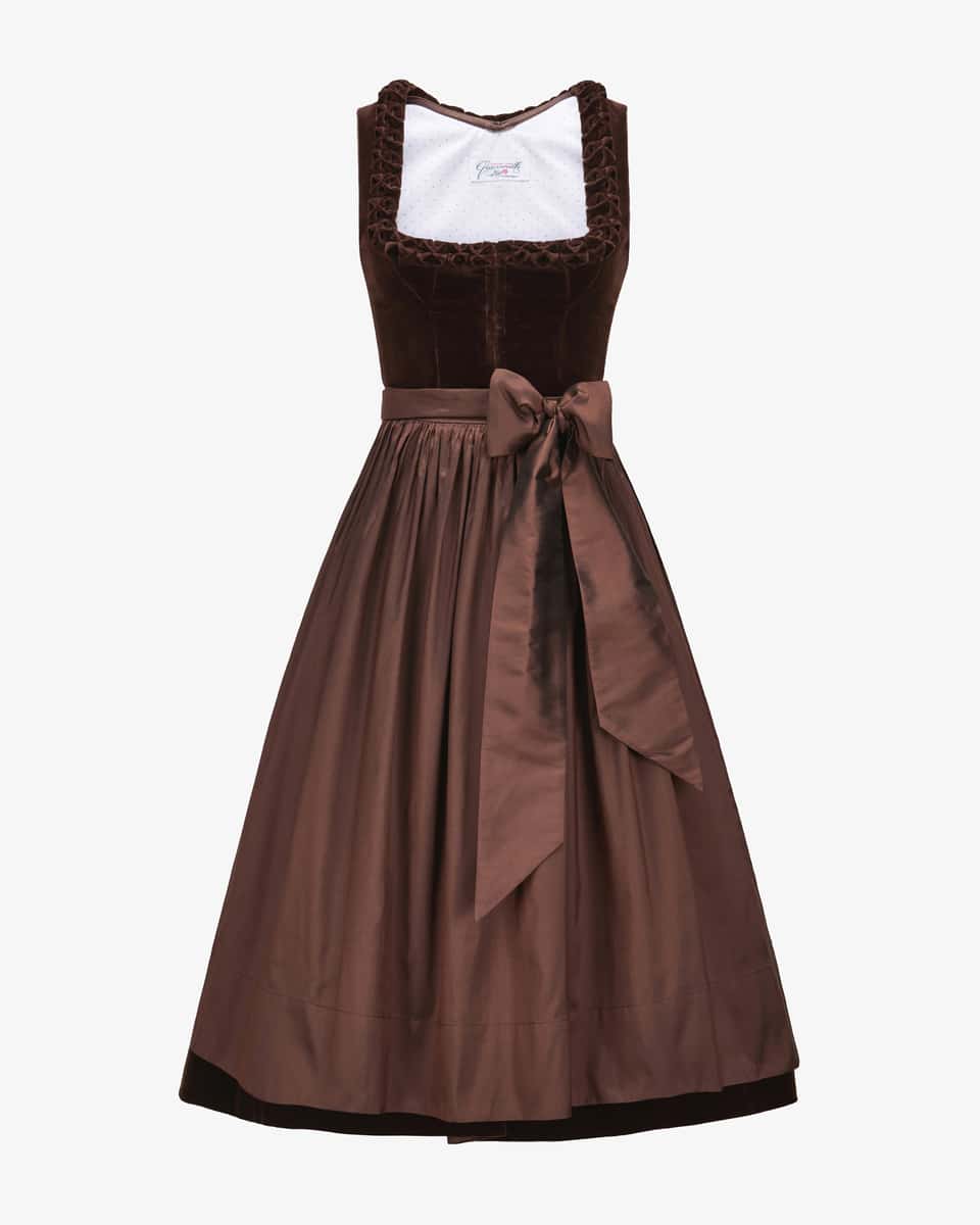 Image 1 for Gaia midi dirndl with silk apron  38