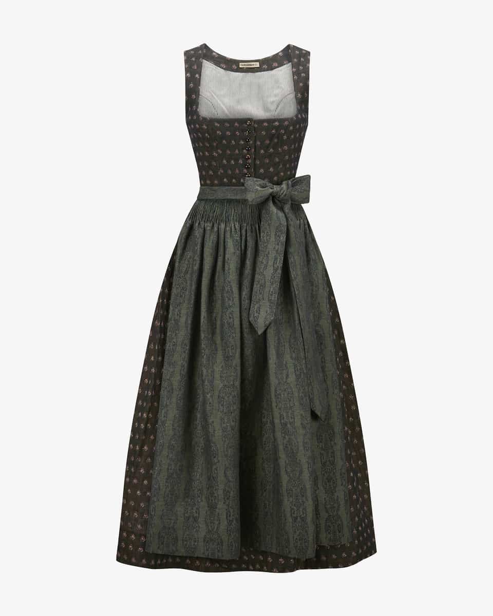 Bild 1 für Monika Dirndl lang mit Leinen-Schürze  44