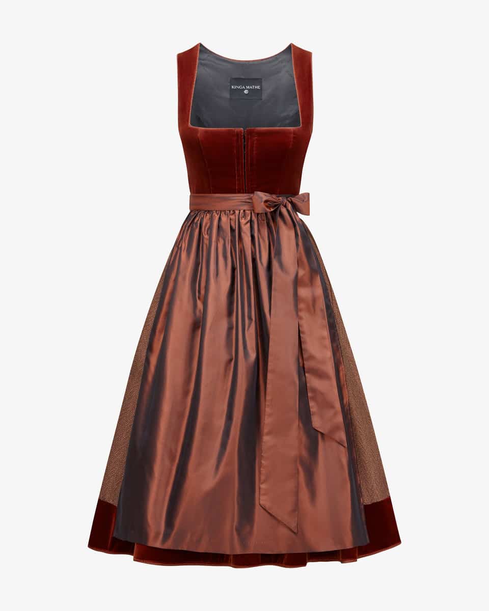 Bild 1 für Tuzia Midi-Dirndl mit Schürze 40