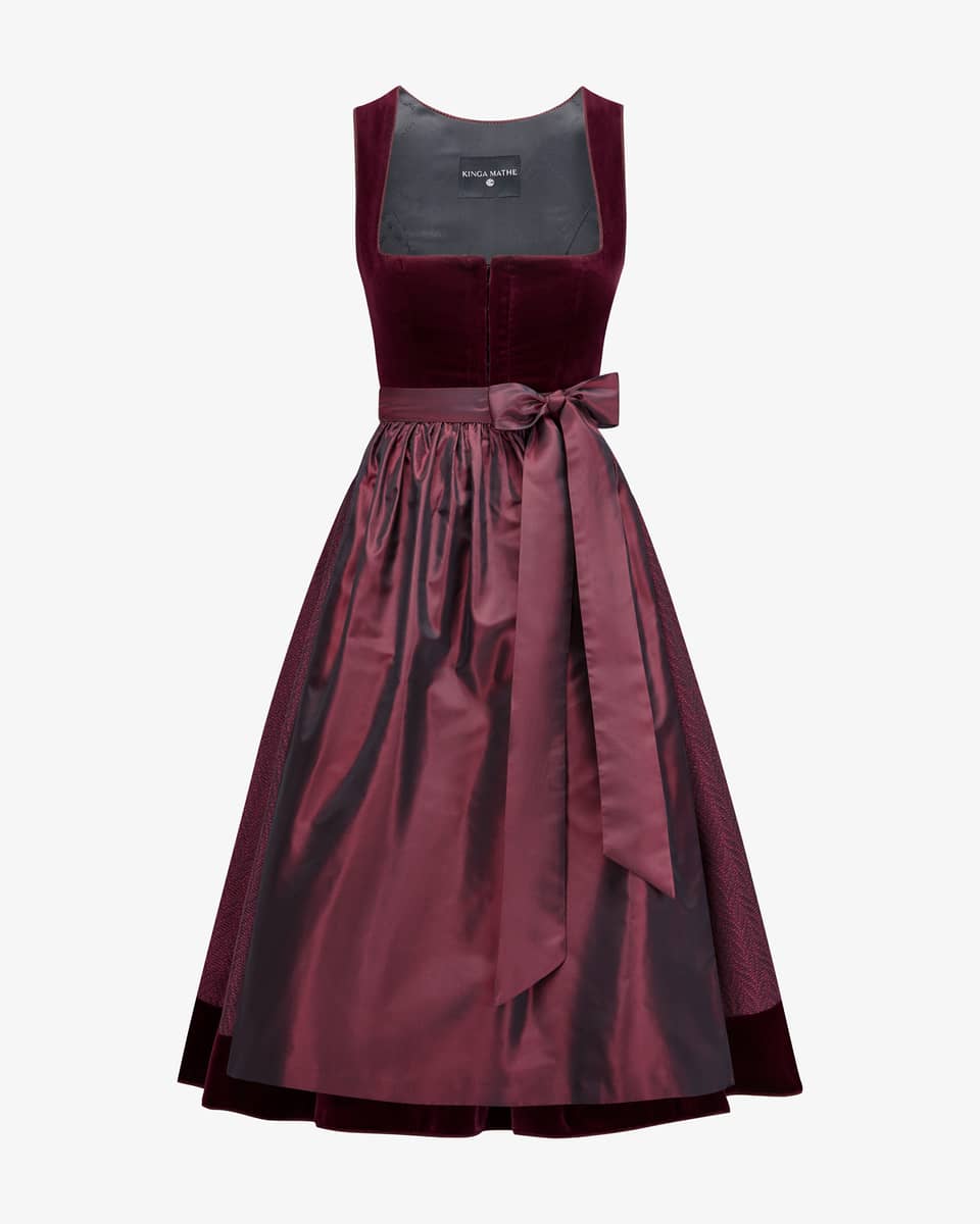 Bild 1 für Tuzia Midi-Dirndl mit Schürze 40