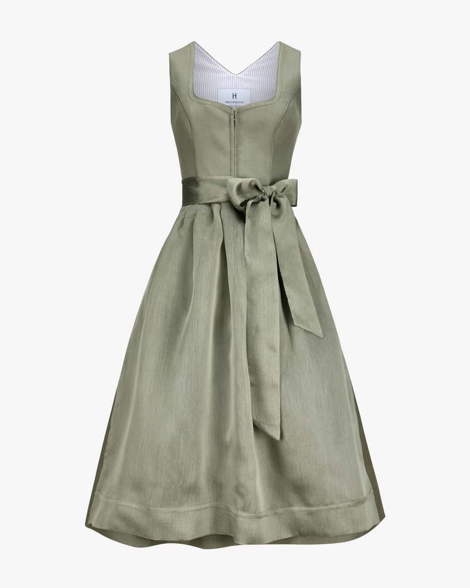 Bild 1 für x LODENFREY Leinendirndl Midi mit Schürze 38