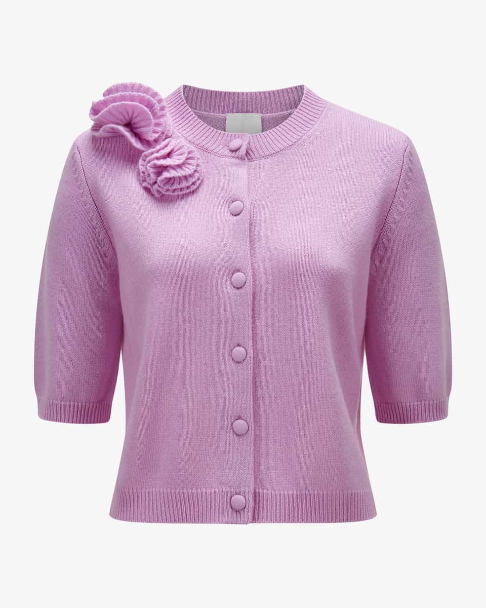 Image 1 for Cardigan made from virgin wool and cashmere L