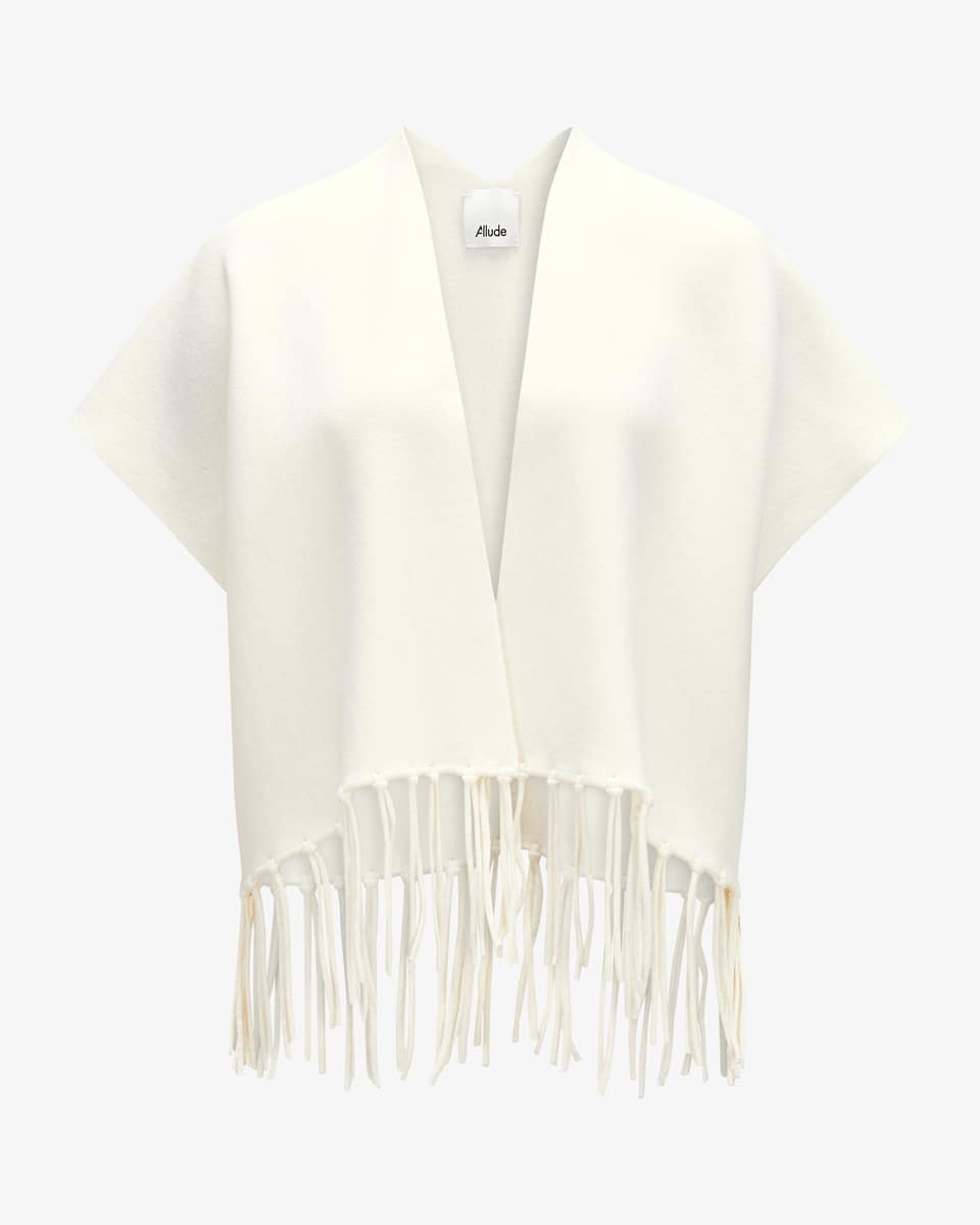 Bild 1 für Strick-Cape aus Schurwolle und Cashmere Unisize