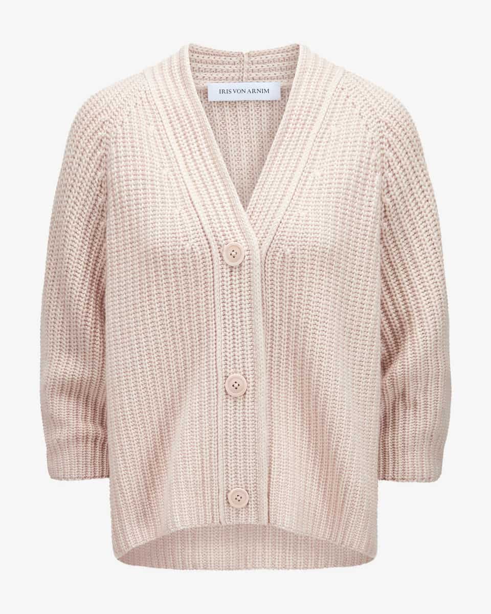 Image 1 for Fallou button cardigan in cashmere  XL