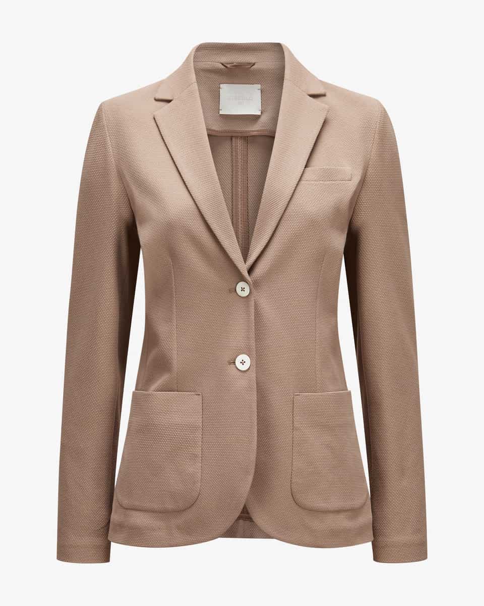 Bild 1 für Strickblazer Slim Fit Oxford aus Baumwolle 40