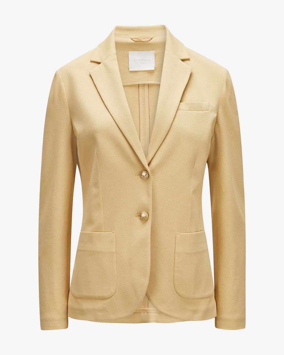 Bild 1 für Strickblazer Slim Fit Oxford aus Baumwolle 40