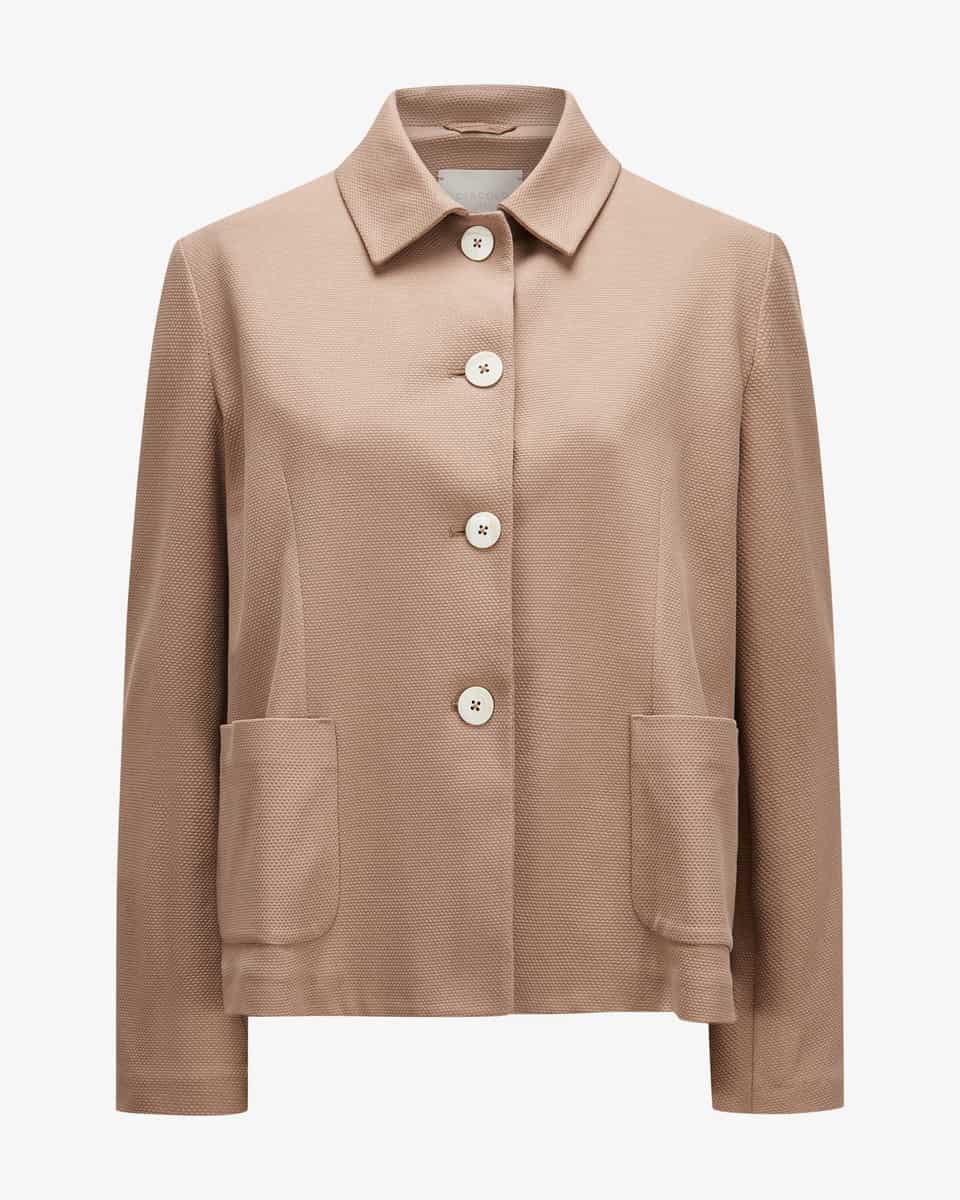 Bild 1 für Strickblazer Caban Oxford aus Baumwolle 38