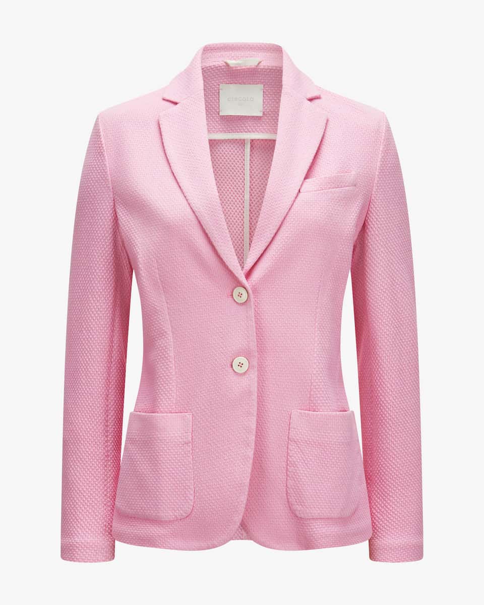 Bild 1 für Strickblazer Slim Fit aus Baumwolle 40