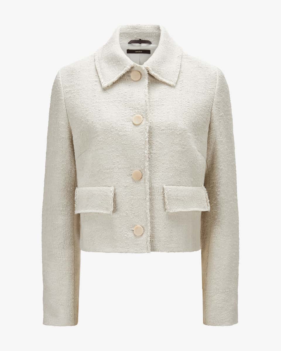 Bild 1 für Tweedblazer aus Baumwoll-Mix 42