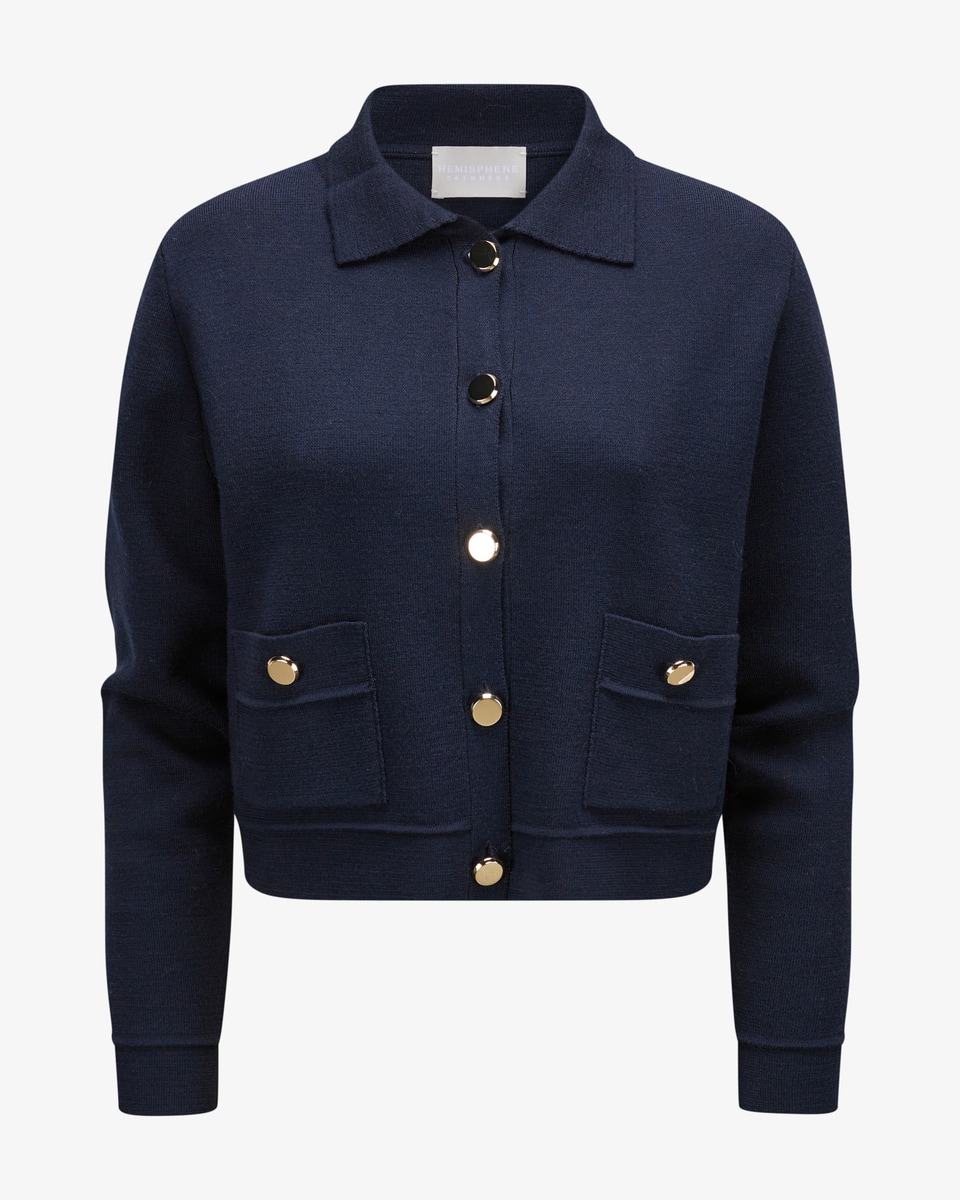 Bild 1 für Strickjacke aus Merinowolle 36