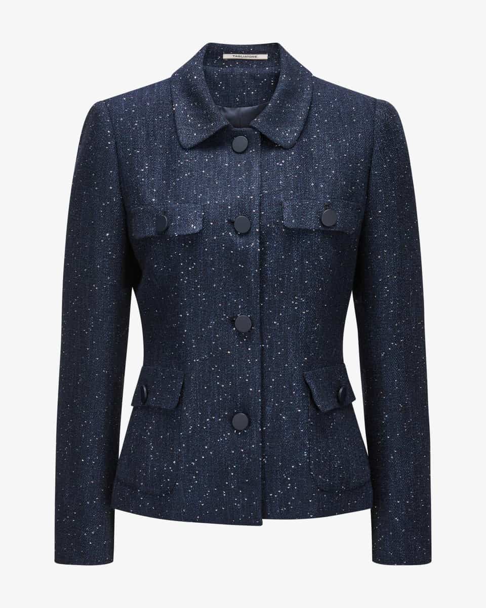 Image 1 for India bouclé blazer in viscose blend 38