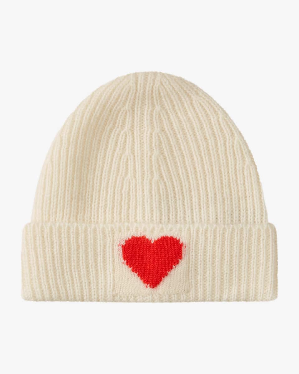 Bild 1 für Cashmere-Mütze Little Heart  80