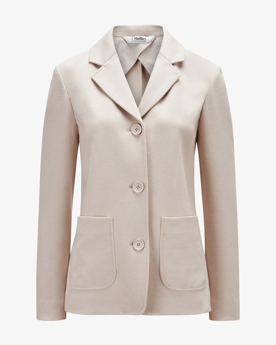 Image 1 for Fata jersey blazer in a wool-cotton blend S