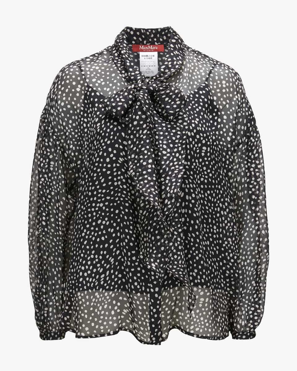 Bild 1 für Seidenchiffon-Bluse Etere  38