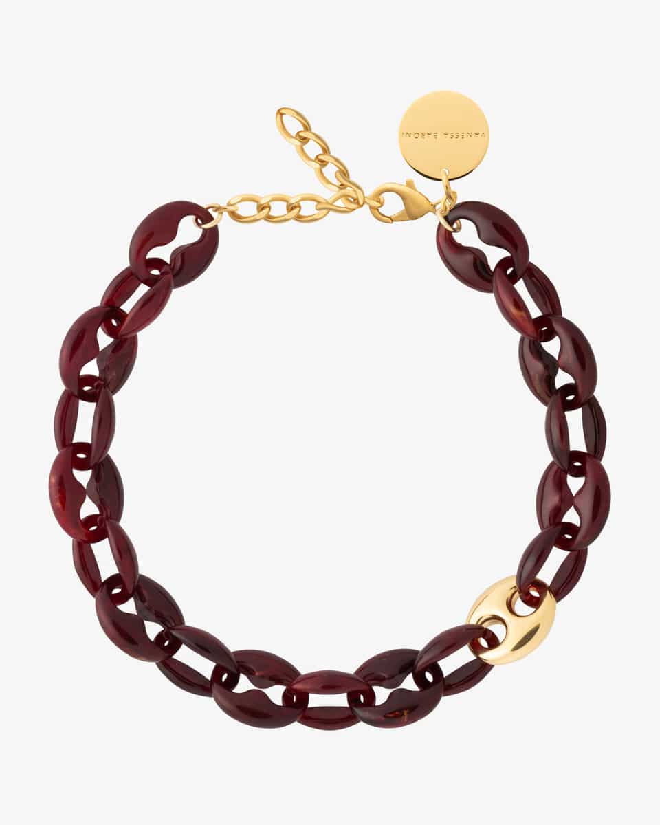 Bild 1 für Halskette Small Turtle Short Marble  Unisize