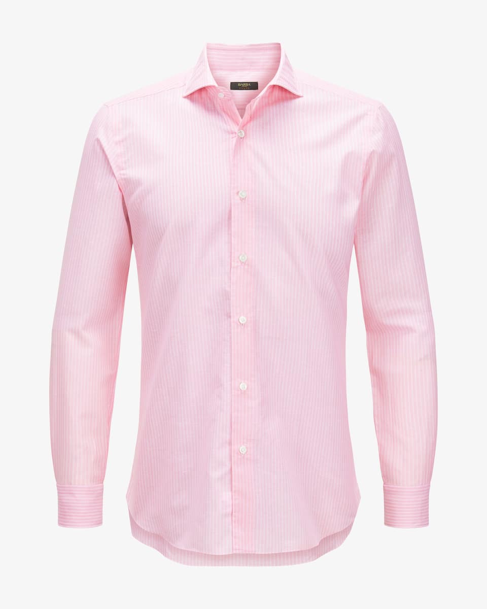 Bild 1 für Hemd Culto Slim Fit aus Baumwolle und Leinen 42