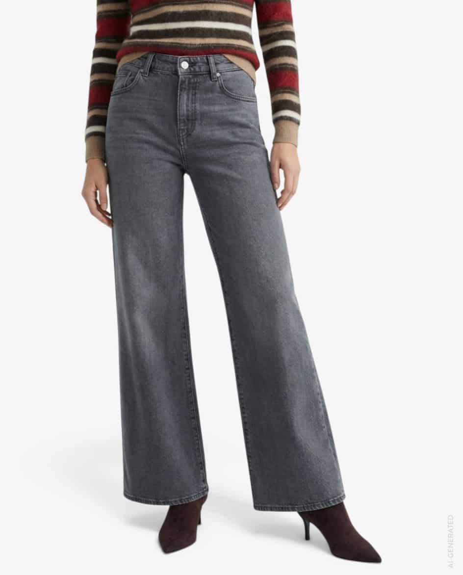 Bild 6 für Jeans Saige Long Mid Rise Wide Leg  29