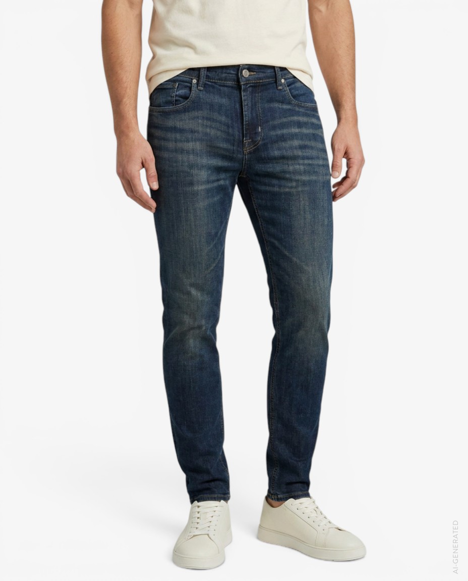 Image 6 for Slim-fit tapered jeans  33