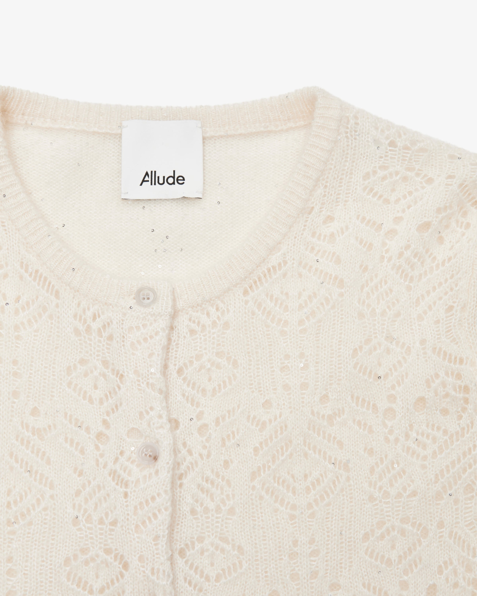 Bild 2 für Strickjacke aus Schurwolle und Cashmere S