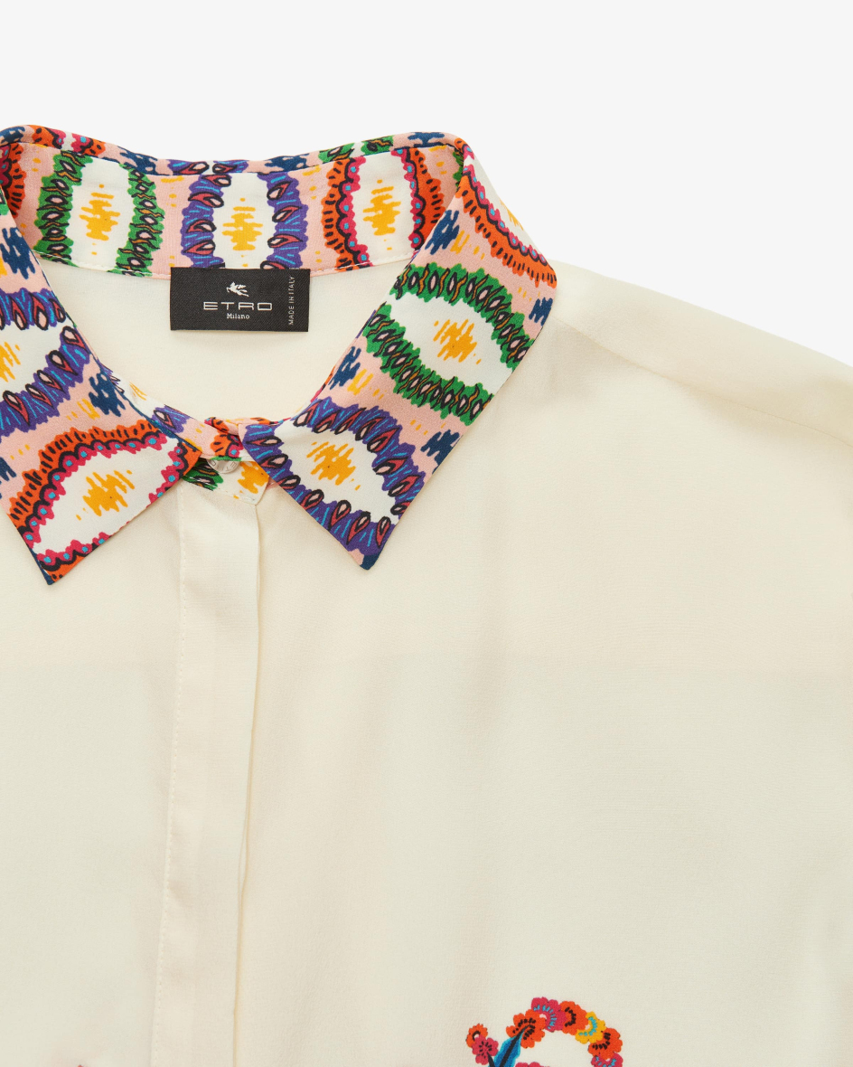 Bild 2 für Seiden-Hemdbluse  42