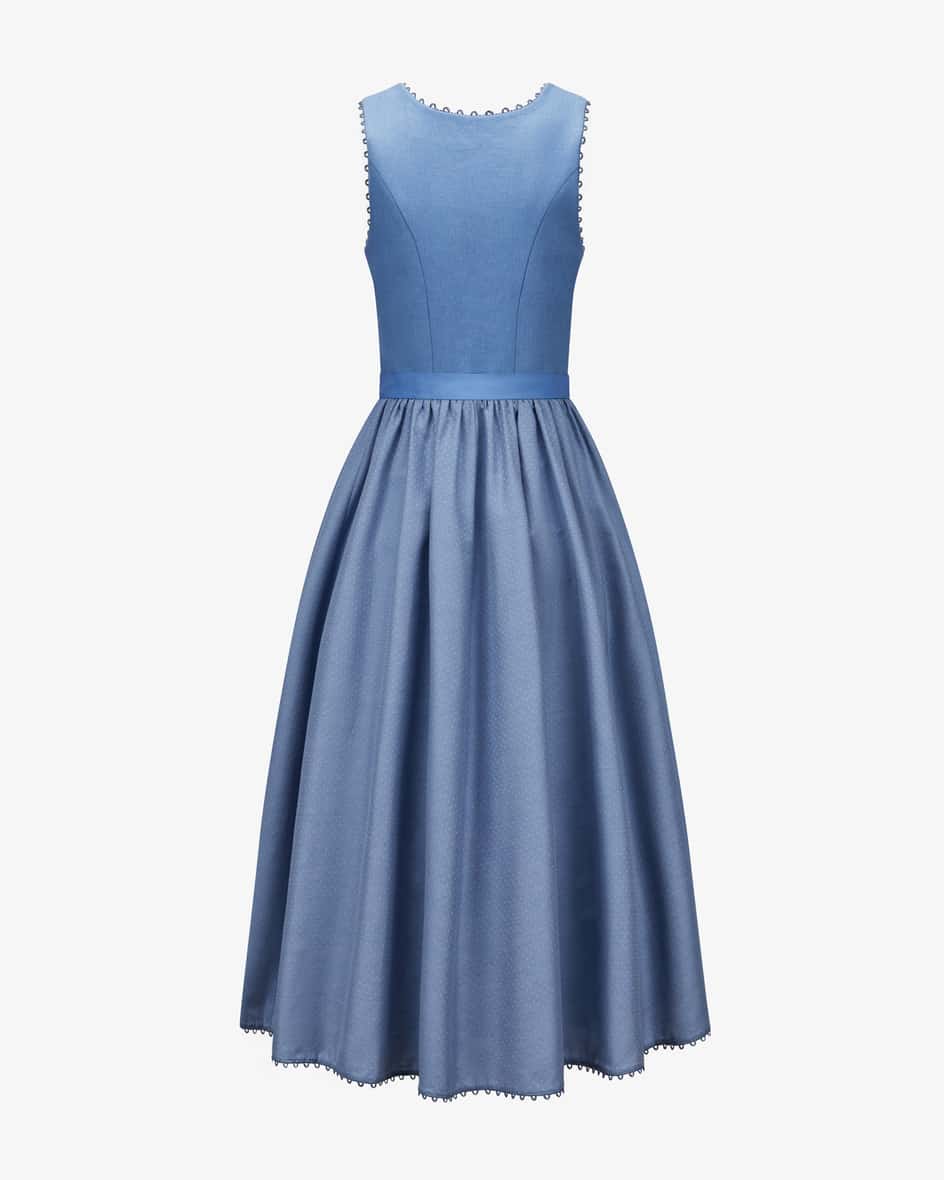 Bild 2 für Leinendirndl lang mit Schürze München  44
