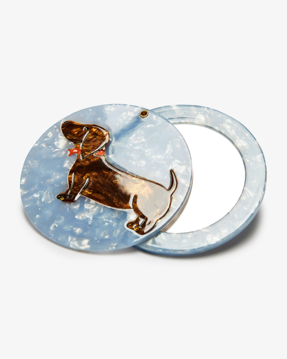 Bild 2 für Taschenspiegel Dachshund  Unisize