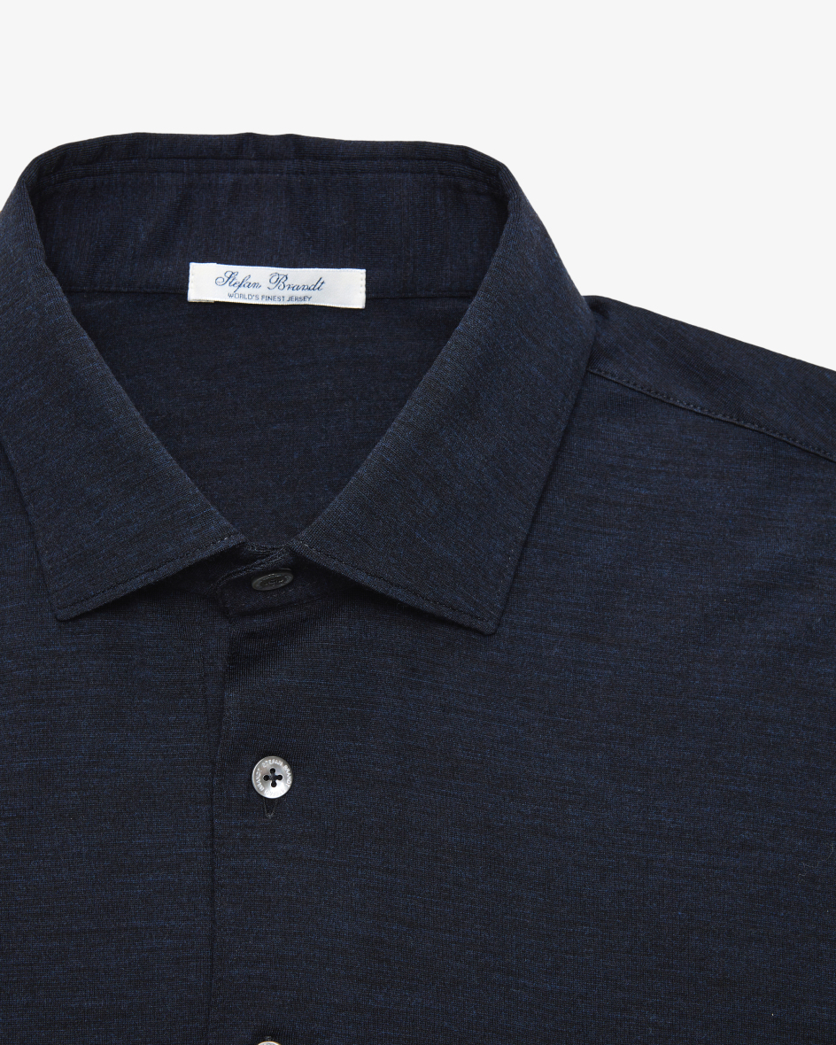 Image 2 for Luca long sleeve polo made from merino wool XL
