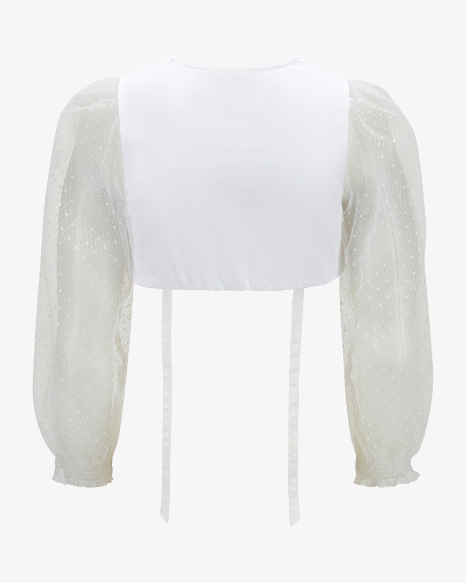 Image 2 for Dirndl blouse Nela transparent  38