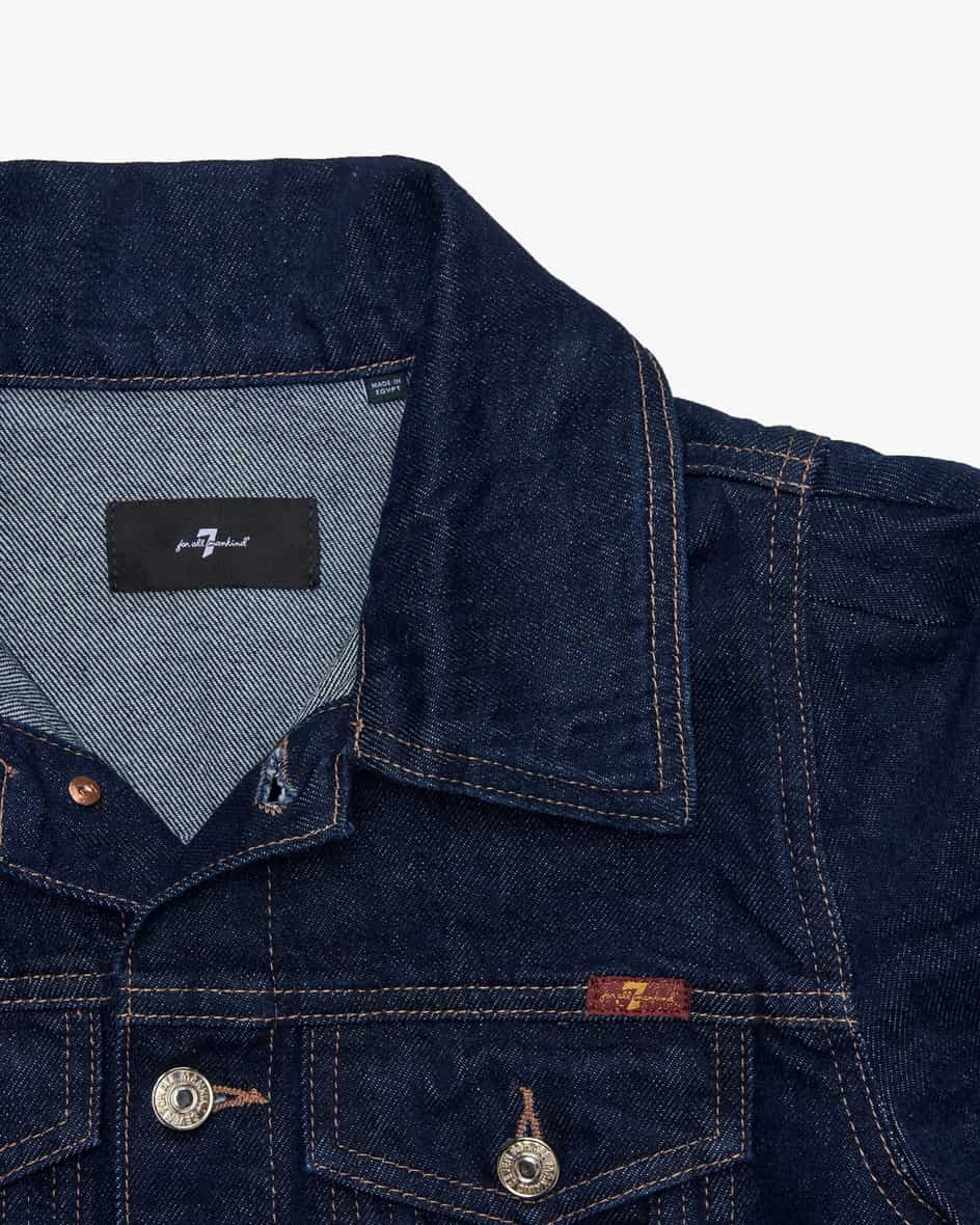 Image 2 for Denim jacket with puff sleeves  XS