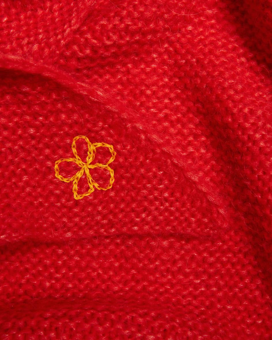 Image 2 for Knitted bandana made from a blend of alpaca wool One size fits all