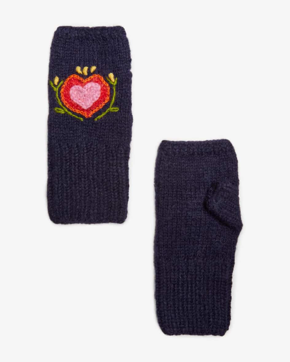 Bild 2 für Fingerlose Handschuhe aus Alpakawoll-Mix Unisize